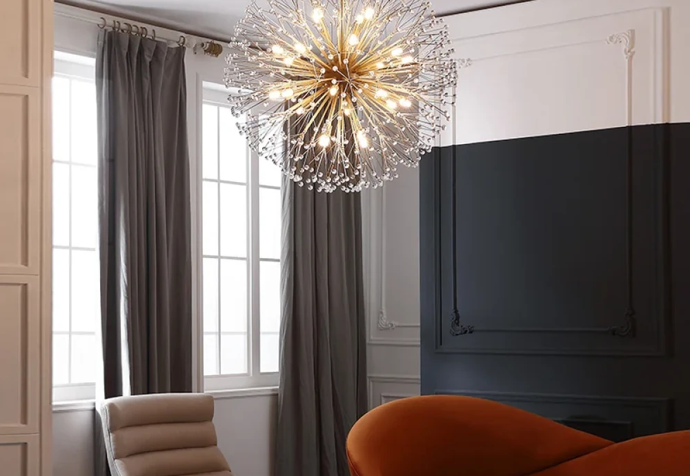 crystal dandelion chandelier